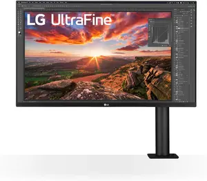 LG 32UN880K-B 32" UltraFine Ergo 4K UHD IPS Monitor – USB-C