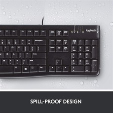 Logitech Desktop MK120 Wired Keyboard and Mouse Combo