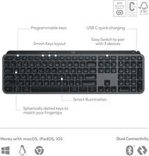 Logitech MX KEYS S Advanced Wireless Illuminated Keyboard