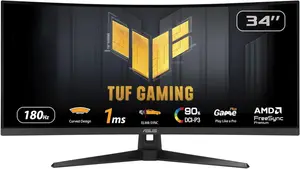 ASUS TUF Gaming VG34VQ3B 34" Ultrawide (3440x1440) 180Hz Curved Monitor
