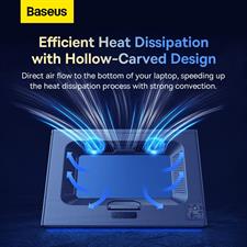 Baseus ThermoCool Heat Dissipating Laptop Stand (Turbo Fan Version) Gray BS-HN002