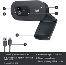Logitech C505 HD Webcam