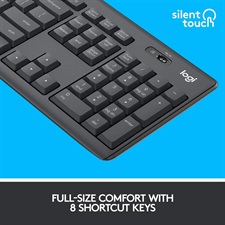 Logitech MK295 Silent Wireless Keyboard and Mouse combo