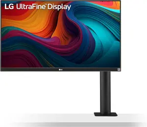 LG 27UN880-B Ultrafine 27" UHD IPS Ergo Monitor – HDR400, USB-C 60W PD