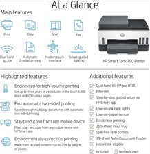 HP 790 Smart Ink Tank - All in One with ADF & Duplex