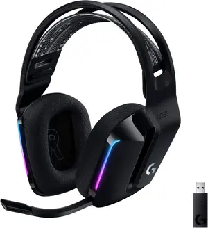 Logitech G733 Lightspeed Wireless Gaming Headset | RGB, Blue VO!CE