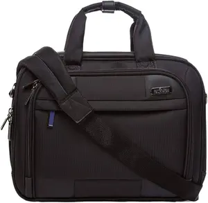 American Tourister Merit Briefcase Bag Black | 14.6" Laptop Compartment | Water Resistant