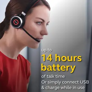 Jabra Evolve 65 Bluetooth Headset with USB Adapter