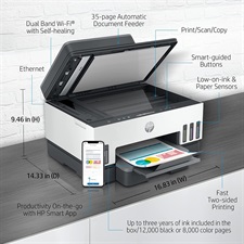 HP 750 Smart Ink Tank - All in One with ADF & Duplex