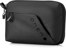 HP Omen Transceptor Pouch For Pc Accessories, Organizer Pockets, Waterproof And Robust Material, Omen Logo, Black