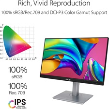 ASUS ProArt Display PA247CV Professional Monitor – 23.8-inch, IPS, Full HD (1920 x 1080)