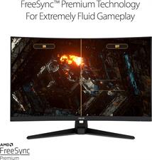 ASUS TUF Gaming VG32VQ1B Curved Gaming Monitor – 31.5 inch WQHD (2560x1440), 165Hz, 1ms (MPRT)