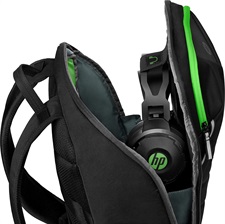 HP Pavilion Gaming 400 6EU57AA Laptop Backpack, 15.6 Inch - Black