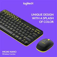 Logitech wireless MK240 Mouse and Keyboard Combo NANO