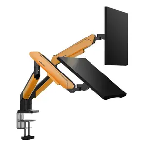 AndaSeat Stealth PRO II Duo A9-2S (AD-W-A9-2S-BO) Dual Monitor Arm – 17–42", BLACK & ORANGE