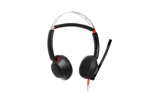HP Poly Blackwire 5220 Stereo Headset with 3.5mm Plug & USB-A Adapter 