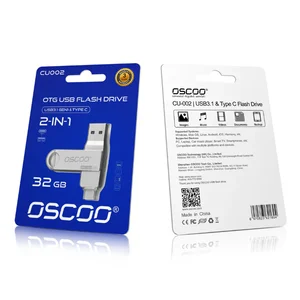 OSCOO CU002 OTG USB Flash Drive USB 3.2 Gen1 Type-C Metal USB Drive