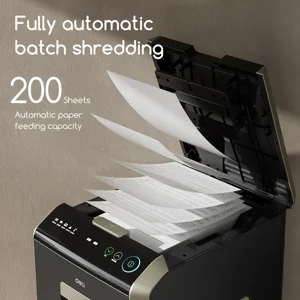 Deli Shredder ET089 (Cross Cut) ADF Shredder
