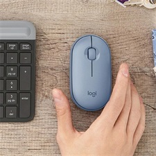 Logitech Pebble M350 Wireless Silent Bluetooth Mouse (Sand/Blueberry/Graphite/Off-White/Lavender)