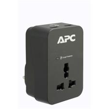 APC SurgeArrest Essential Surge Protector, 1x Universal Outlet, 700 Joules, 2x USB Type-A ports, BS1363 Plug