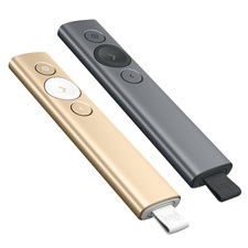Logitech Spotlight Advanced Wireless Presentation Remote (Slate/Gold)