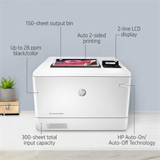 HP Color LaserJet Pro M454DW Printer