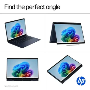 HP OmniBook X Flip 14-FM0023DX Laptop | Intel Core Ultra 7 256V - 16GB DDR5 - 1TB SSD - 14" 2K Touchscreen x360 Display, Atmospheric Blue