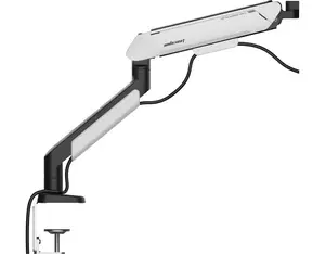 Anda Seat Stealth Pro II A9 Ergonomic Single Monitor Arm – Black & White (AD-W-A9-1S-BW)