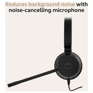 Jabra Evolve 20 Stereo USB-C/A Headset – Microsoft Teams Certified, Passive Noise Cancelling