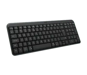 Logitech K250 Bluetooth Keyboard with Numpad, Easy Connectivity, Compact Wireless Keyboard, Spill-Resistant, Comfortable Keys - Windows/MacOS - Graphite 