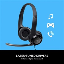Logitech H390 USB Headphones with Mic