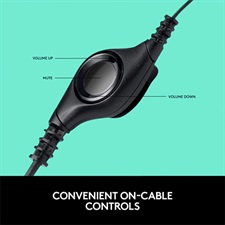 Logitech H390 USB Headphones with Mic