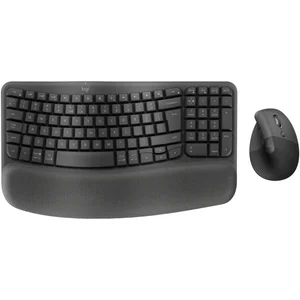 Logitech Wave Keys & Lift Combo Ergonomic Wireless Keyboard Mouse