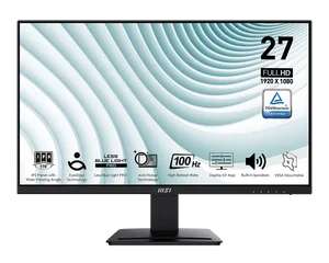 MSI PRO MP273A 27" FHD (1920 x 1080) IPS 100Hz Business Monitor