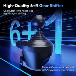 PXN V9 Gen 2 Racing Steering Wheel for PC, Xbox & PS4