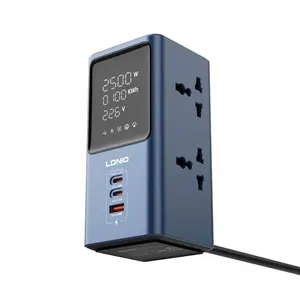 LDNIO SC2 45W Universal Power Strip with USB-C PD & QC3.0 – 2500W Max