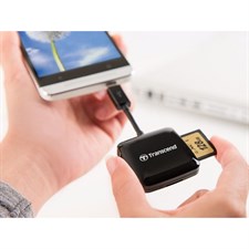 Transcend OTG Smart Card reader for mobile and tablets