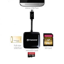 Transcend OTG Smart Card reader for mobile and tablets
