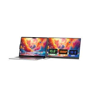 V2com Laptop Screen Extender 15.6" P5 - Portable and Plug and Play Monitor