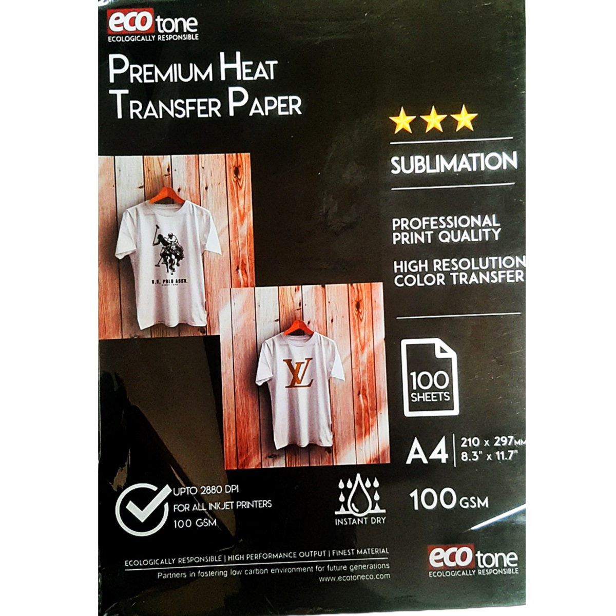 ECOTONE Premium Heat Transfer Paper A4 (SUBLIMATION)