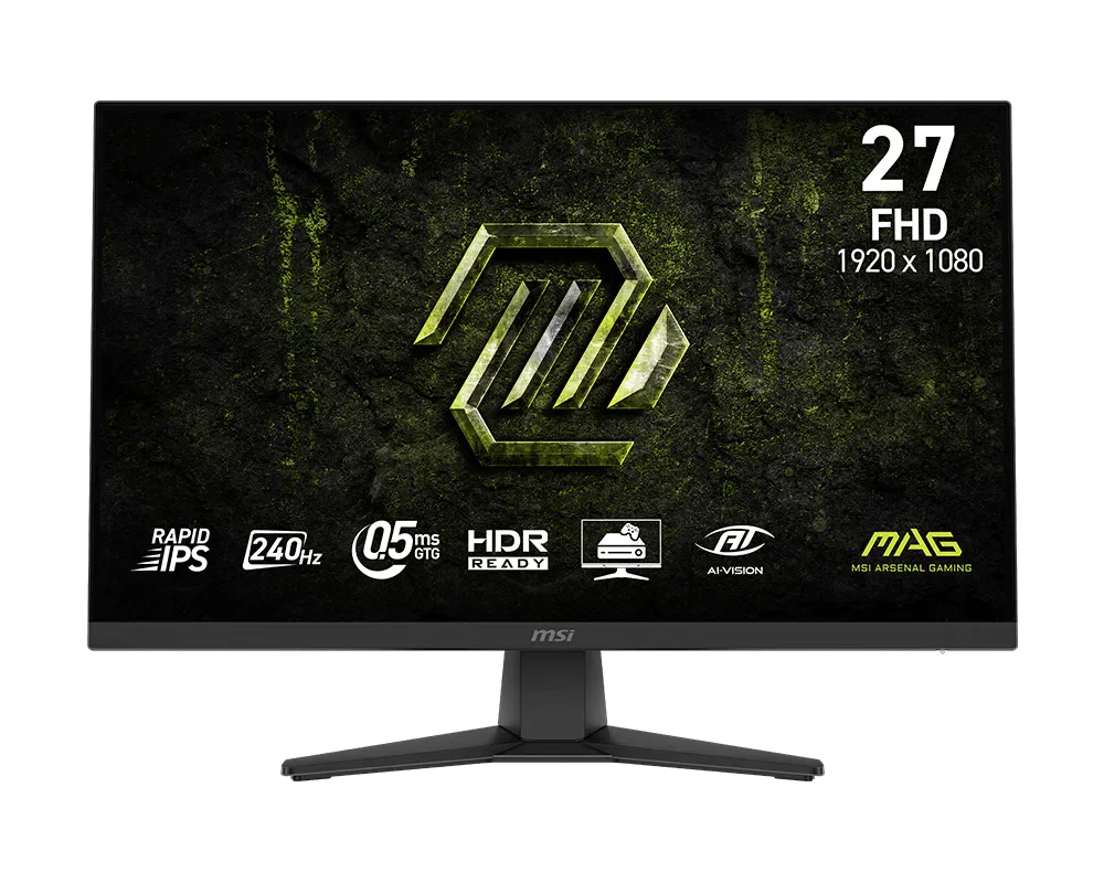 MSI MAG 272F X24 27-Inch FHD (1920 × 1080) 240Hz Rapid IPS Gaming Monitor