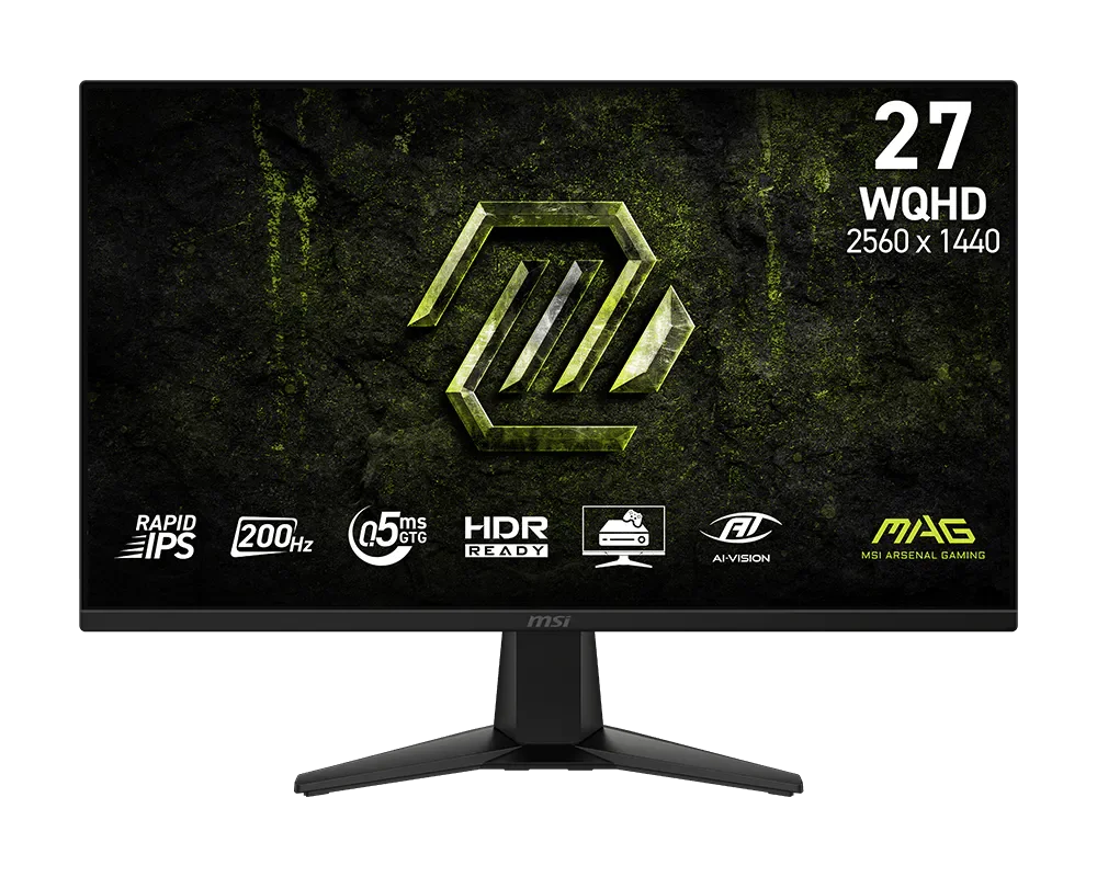 MSI MAG 275QF E20 27-Inch 2K WQHD (2560 × 1440) 200Hz Rapid IPS Gaming Monitor