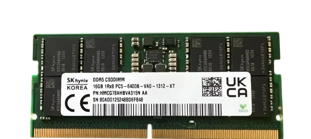 SK hynix 16GB DDR5 6400MHz CSODIMM Laptop RAM 