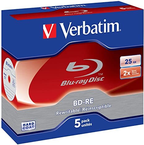 Verbatim Bluray disks 25GB 5pc / Pack