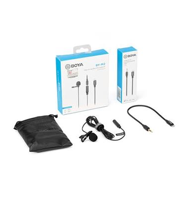 Boya BY M2 Collar Microphone For iPhone 