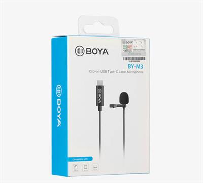 Boya BY M3 C Type Collar Microphone 