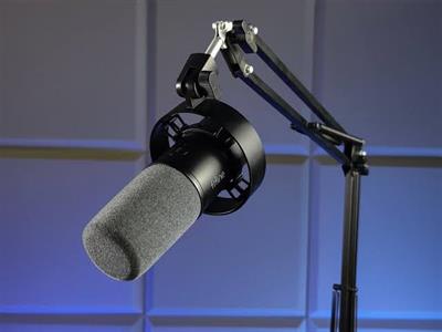 FIFINE K688 USB/XLR DYNAMIC MIC WITH SHOCK MOUNT, TOUCH-MUTE, HEADPHONE JACK, I/O CONTROLS FOR PODCASTING

