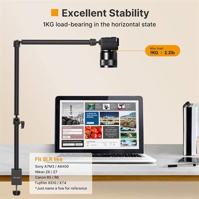 Ulanzi VIJIM LS08 Flexible Overhead Camera Mount Desk Stand