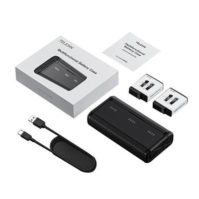 TELESIN Pocket Multifunctional Storage Charging Box for GoPro 9/10/11/12