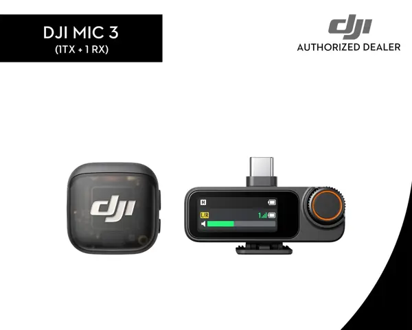 DJI Mic 3 (1 Transmitter + 1 Receiver)